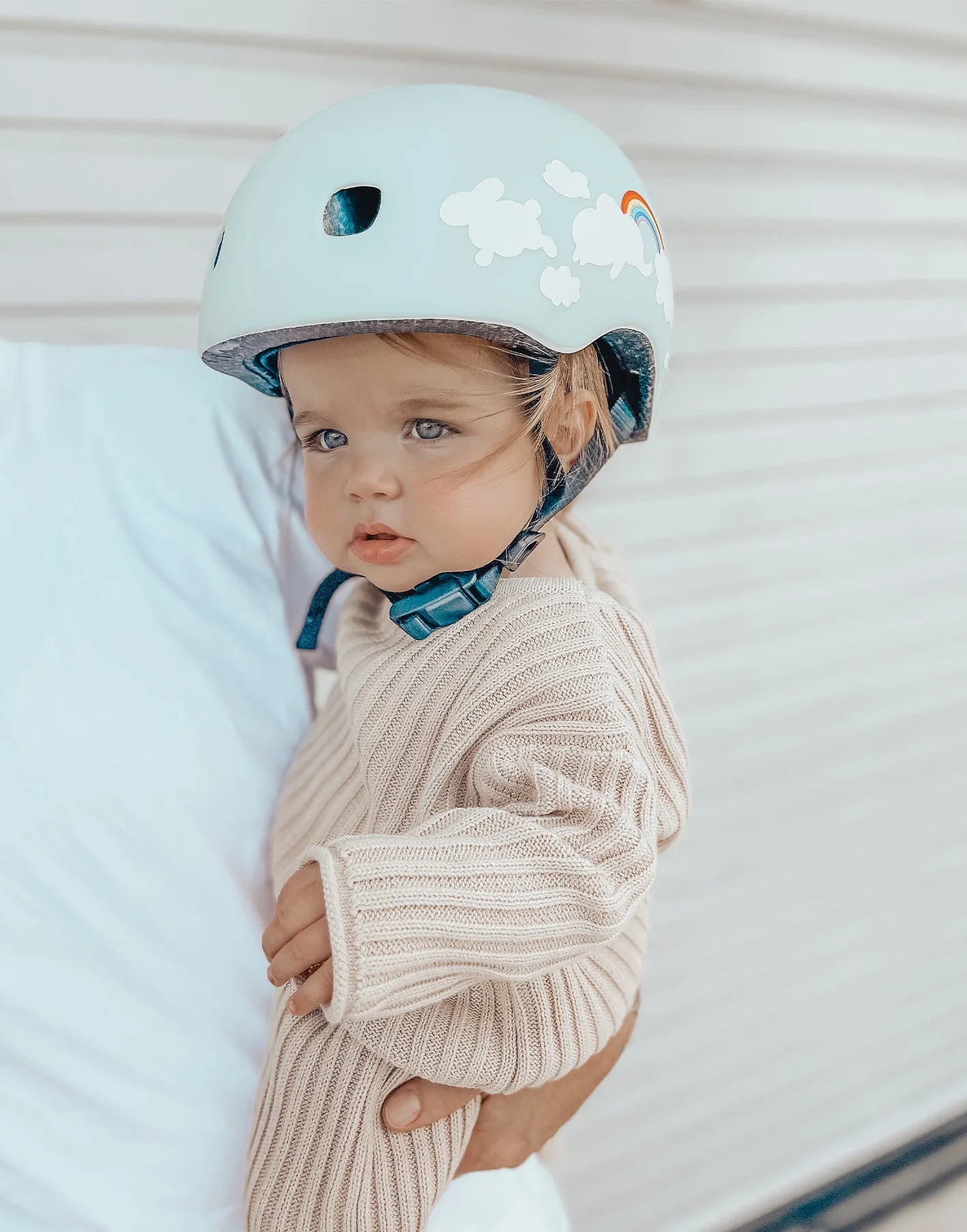 bike helmet with clouds on it Micro - Helmets Clouds