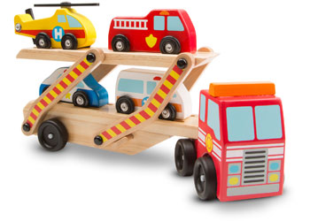 Melissa & Doug - Emergency Vehicle Carrier