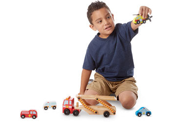 Melissa & Doug - Emergency Vehicle Carrier