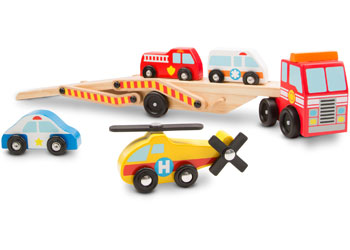 Melissa & Doug - Emergency Vehicle Carrier