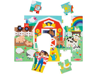 Melissa & Doug - Ms. Rachel Farm Floor Puzzle