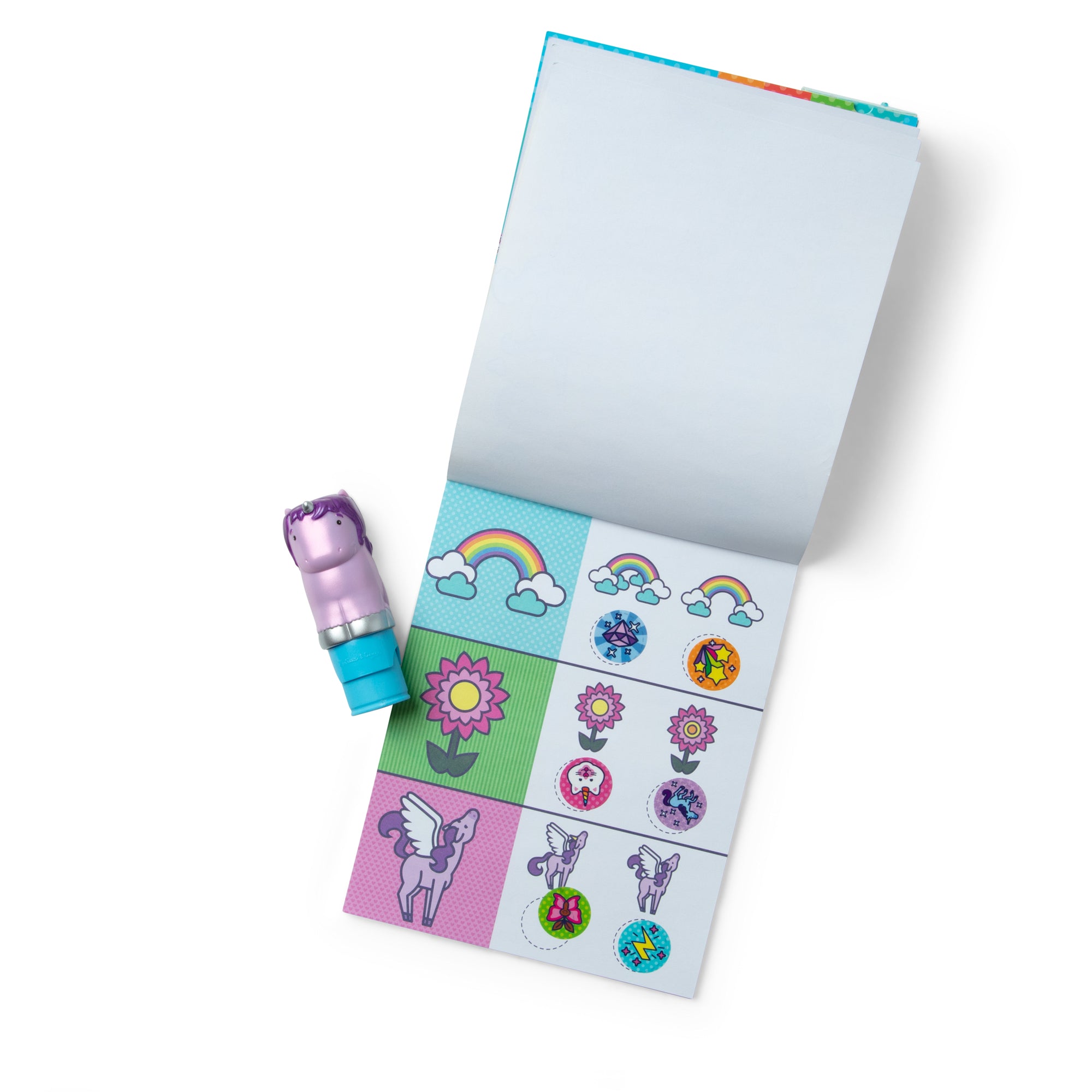 Melissa & Doug - Sticker WOW Sticker Stamper & Activity Pad - Unicorn