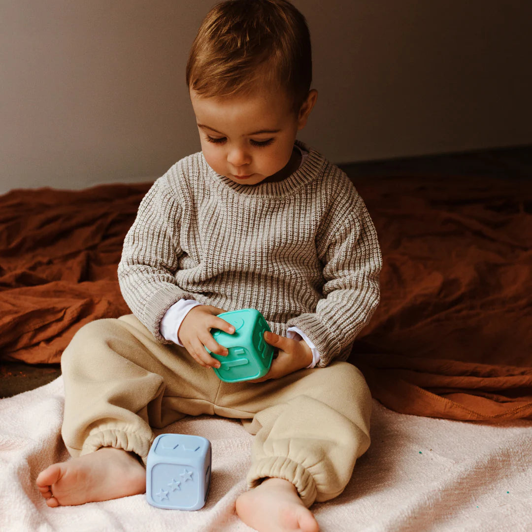 Jellystone - My First Dice - Soft Blue & Soft Mint