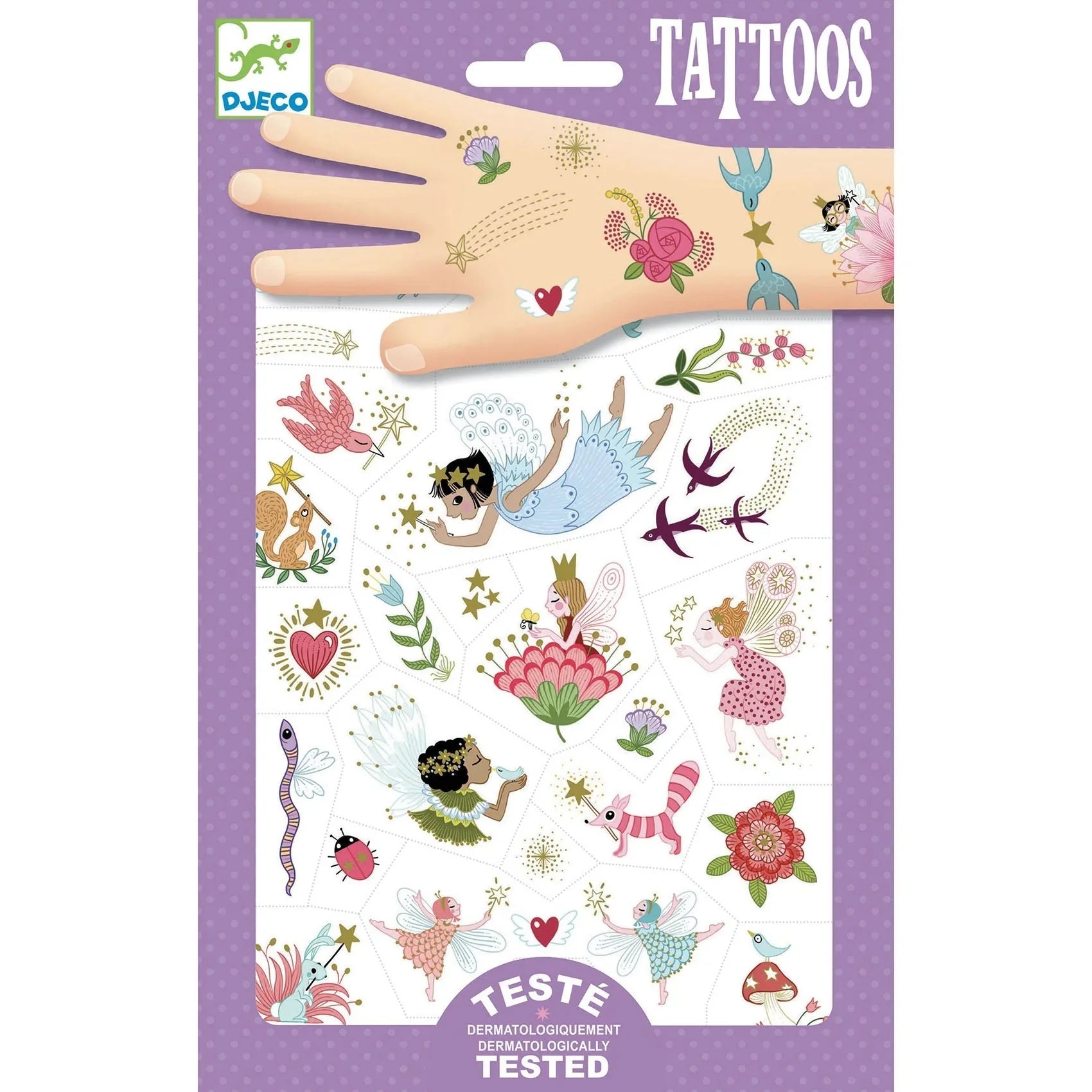 Djeco - 50+ Fairy Friends Tattoos