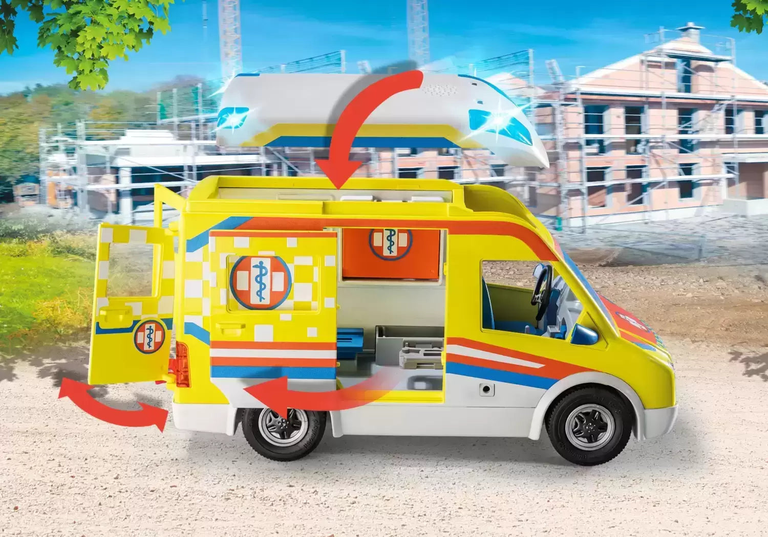 Playmobil - Ambulance with Lights & Sound 71202