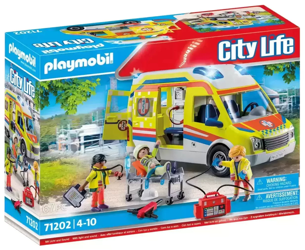 Playmobil - Ambulance with Lights & Sound 71202