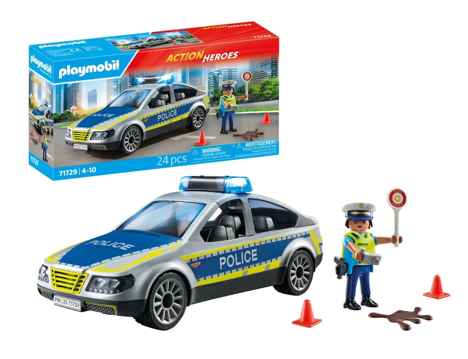 Playmobil - Action heroes  Police Patrol car 71729