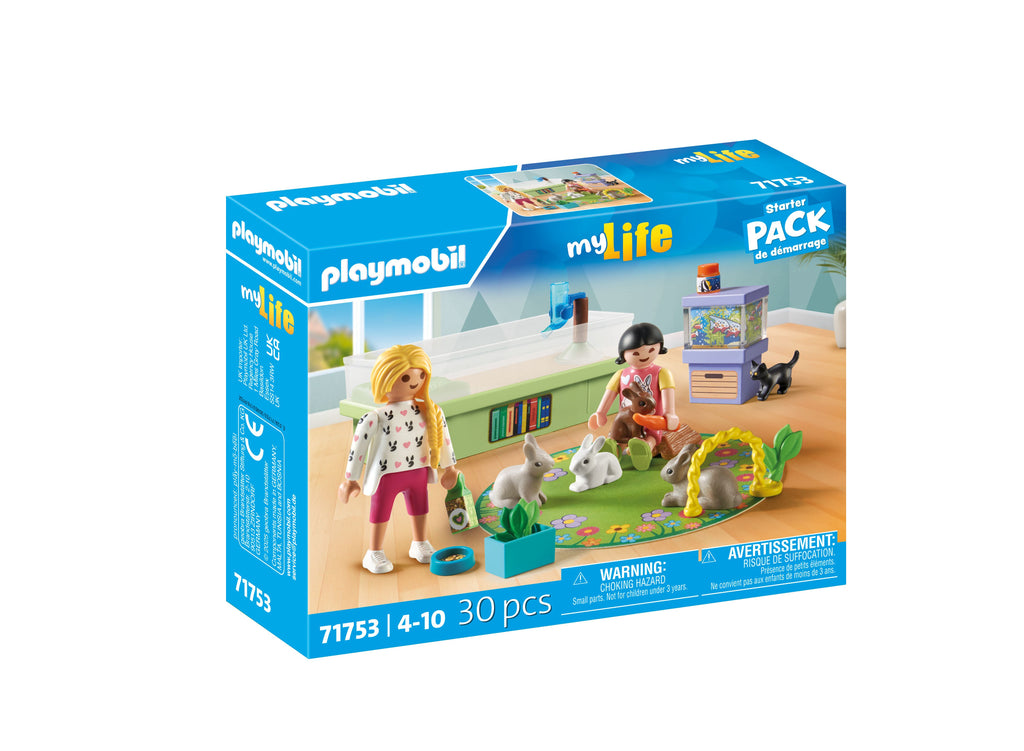 Playmobil - My Life Starter Rabbit Family 71753