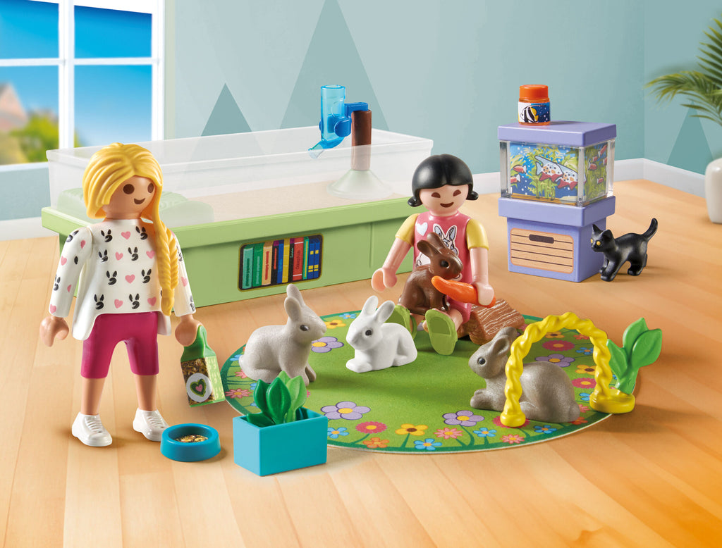 Playmobil - My Life Starter Rabbit Family 71753
