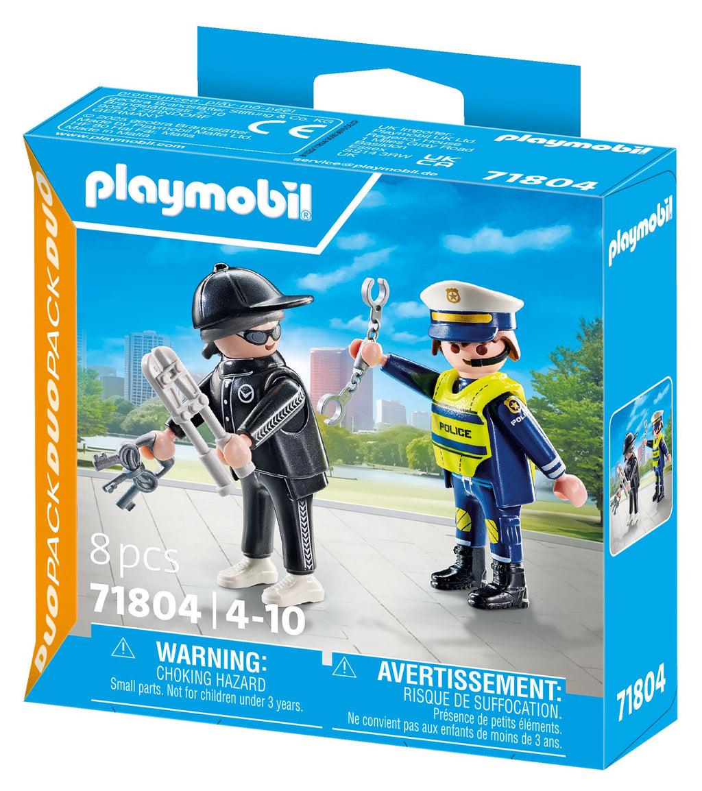 Playmobil - Policeman and Burglar 71804