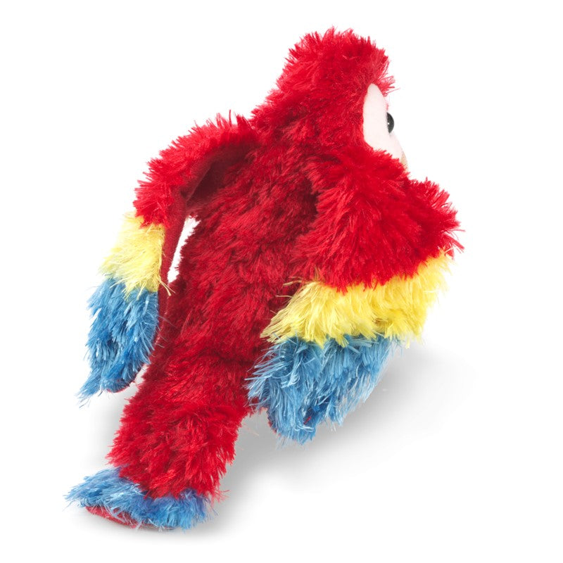 Folkmanis - Mini Scarlet Macaw Finger Puppet