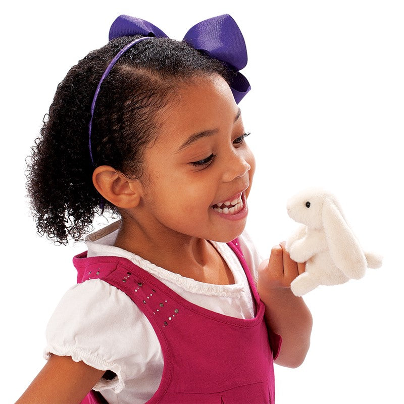 Folkmanis - Mini Lop Ear Rabbit Finger Puppet