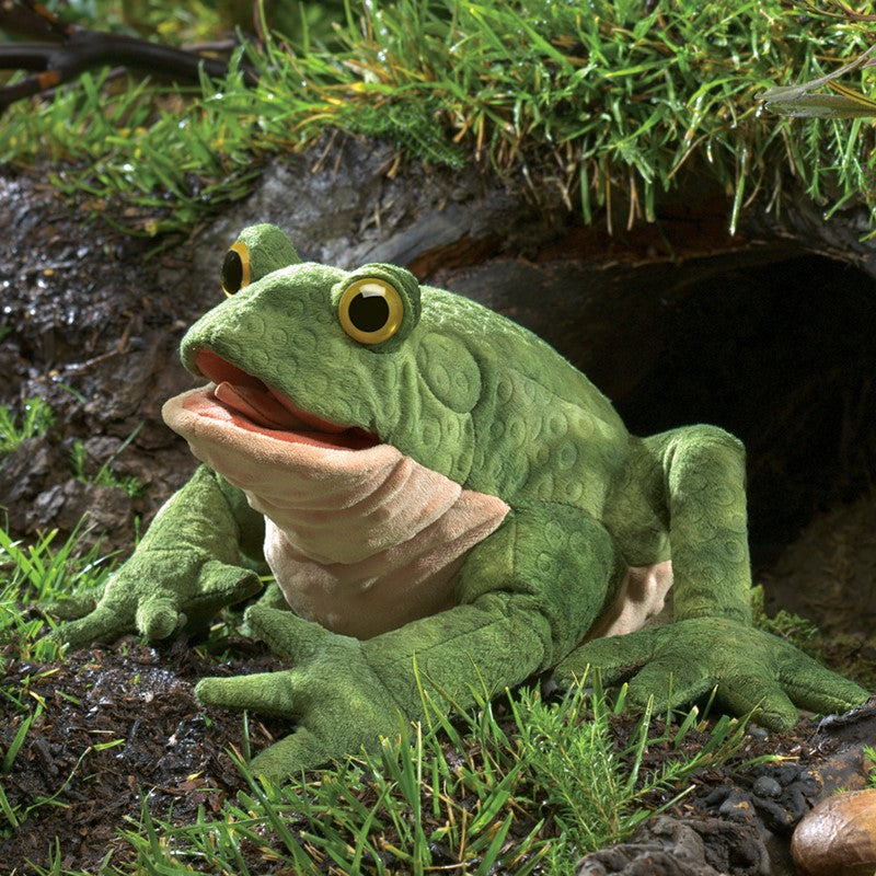 Folkmanis - Green Toad Puppet