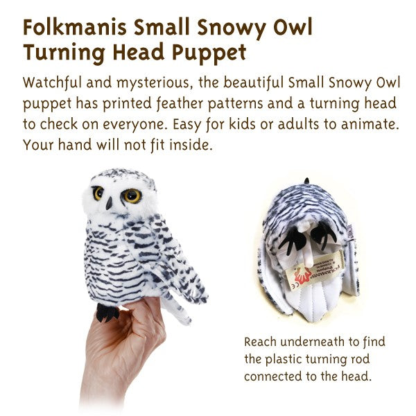 Folkmanis - Small Snowy Owl Puppet