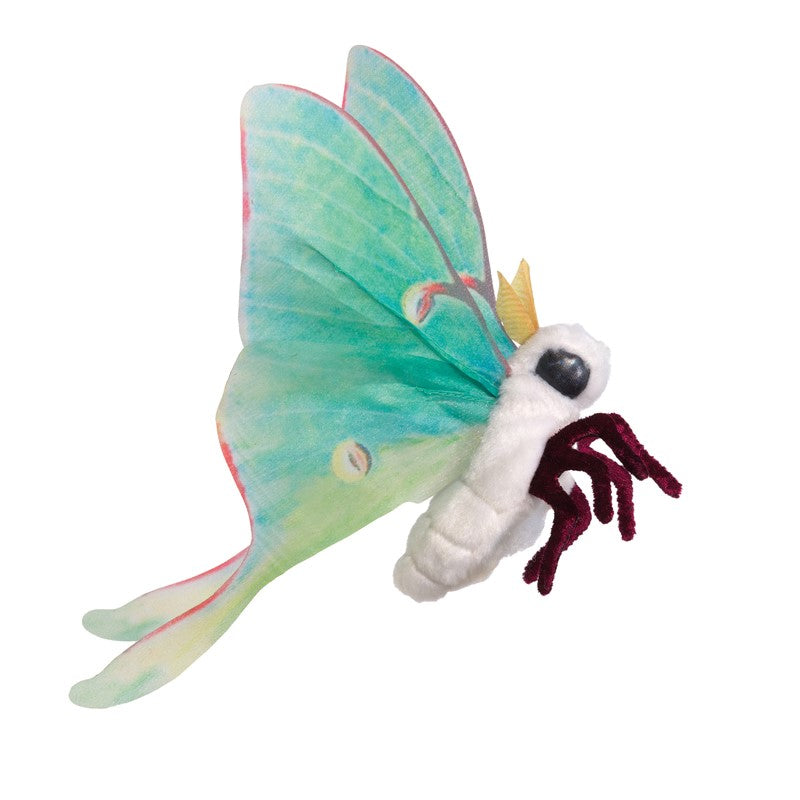 Folkmanis - Mini Luna Moth Finger Puppet