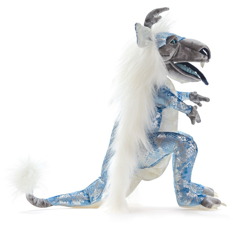 Folkmanis - Ice Dragon Puppet