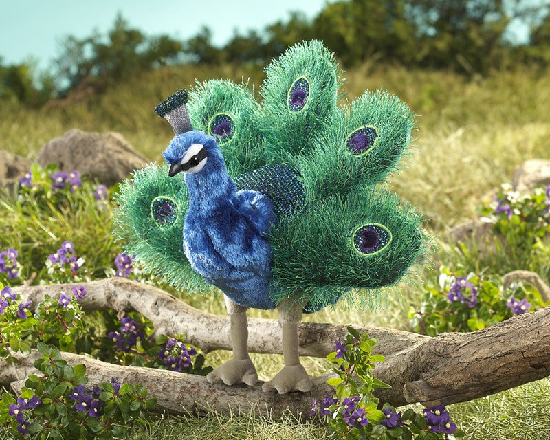 Folkmanis - Small Peacock Puppet