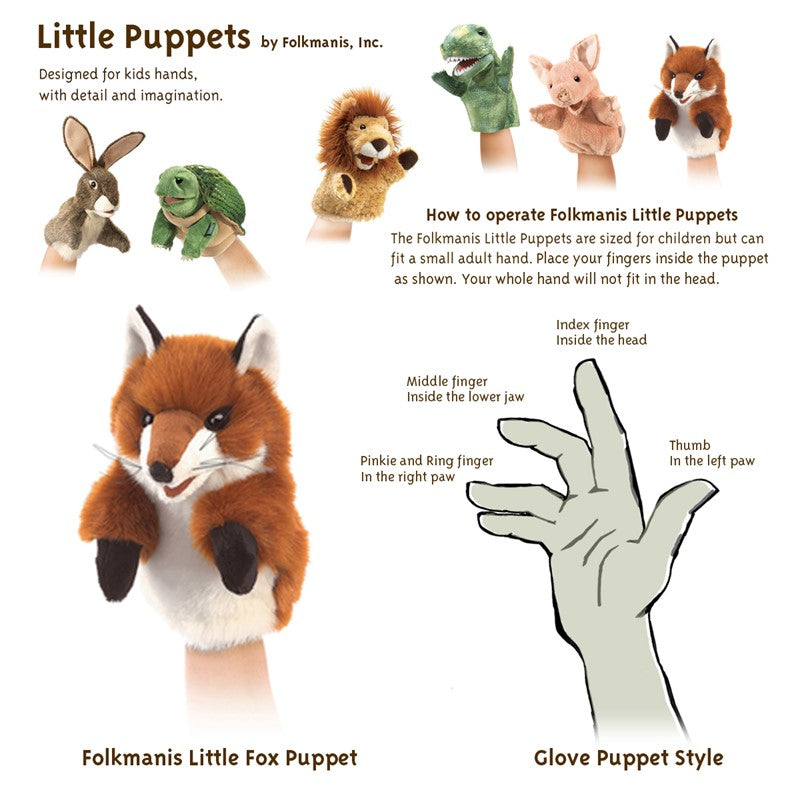 Folkmanis - Little Fox Puppet