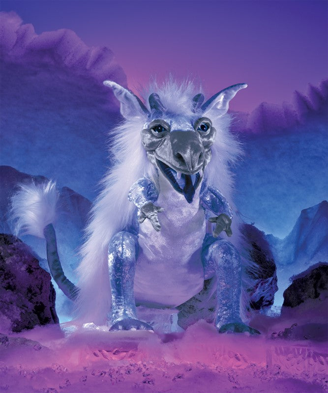 Folkmanis - Ice Dragon Puppet