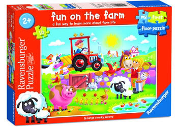 Ravensburger - My First on the Farm Floor Puzzle 16pc Puzzle