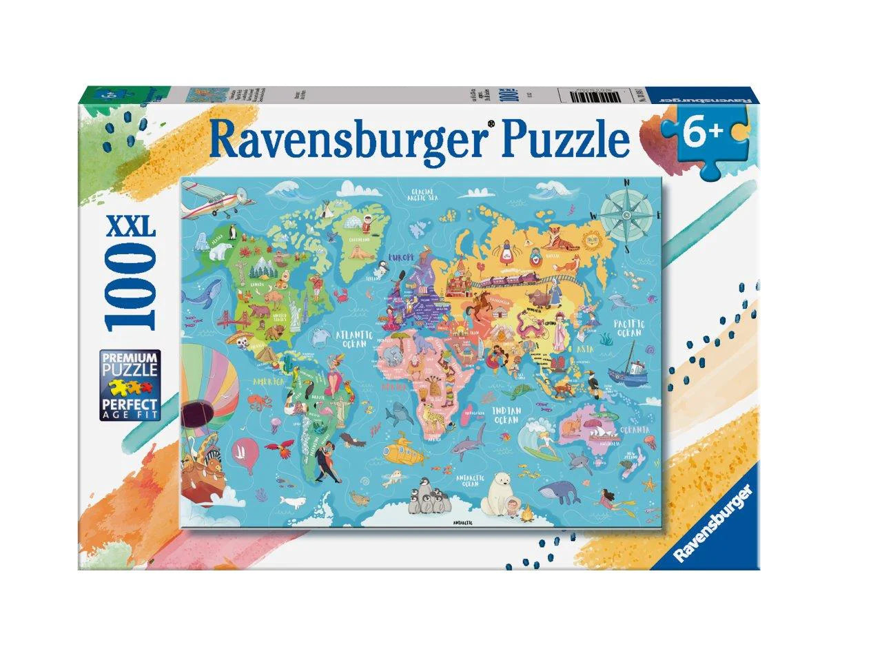 Ravensburger - 100pc Map of the World Puzzle
