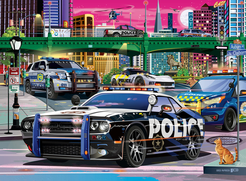 Ravensburger - Police on Patrol  Puzzle 150pc