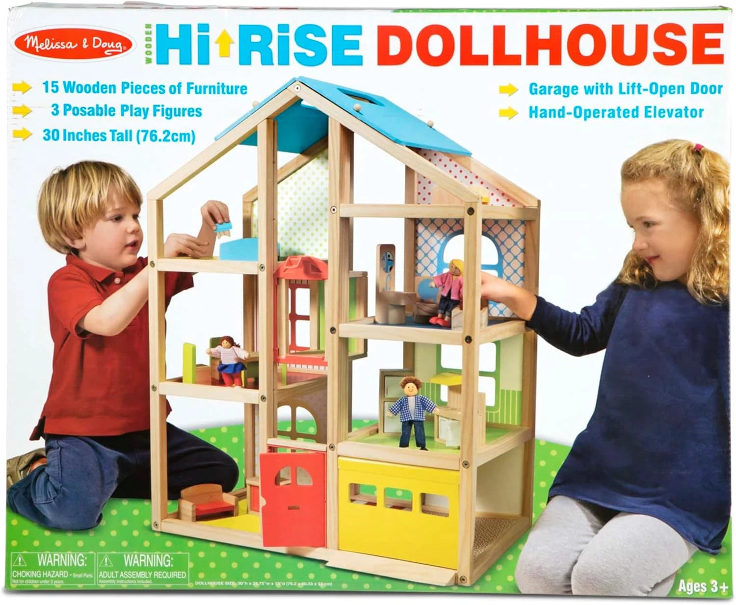Melissa & Doug - Hi-Rise Dollhouse