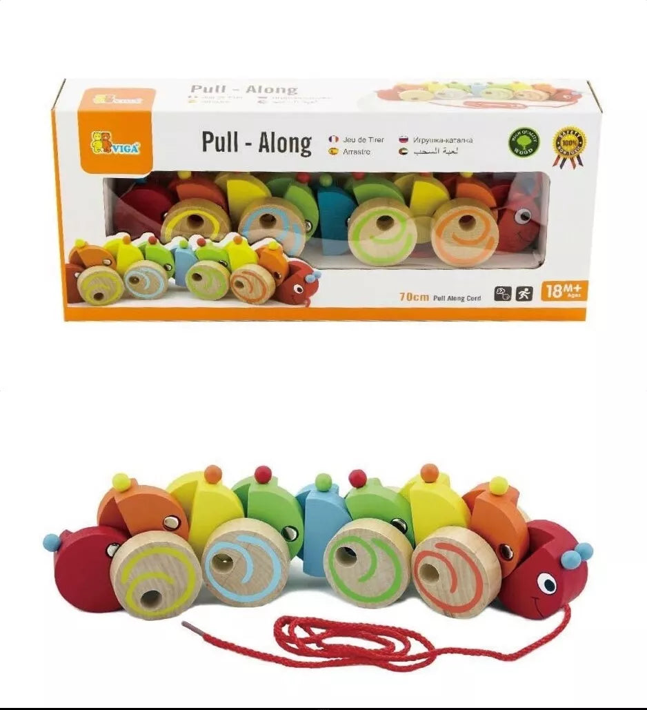 VIGA - Pull Along Caterpillar