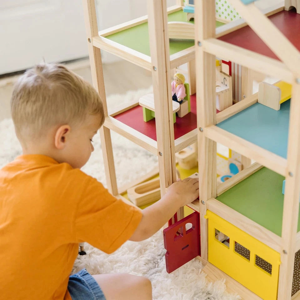 Melissa & Doug - Hi-Rise Dollhouse