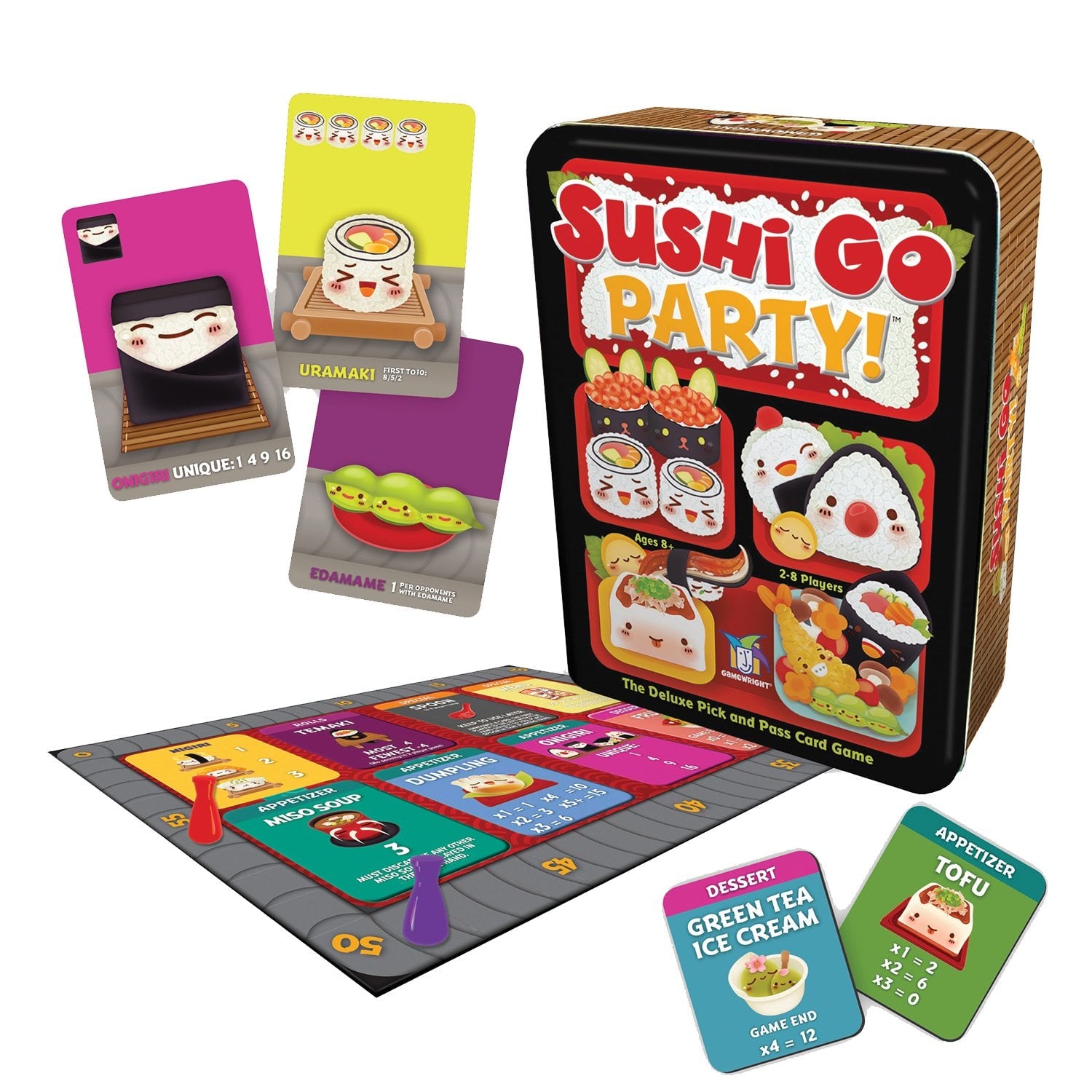 Gamewright - Sushi Go Party Deluxe Tin