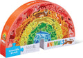 Crocodile Creek - Puzzle Rainbow 100pc Animals