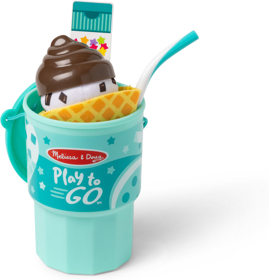 Melissa & Doug - Play to Go - Ice Cream Play Set