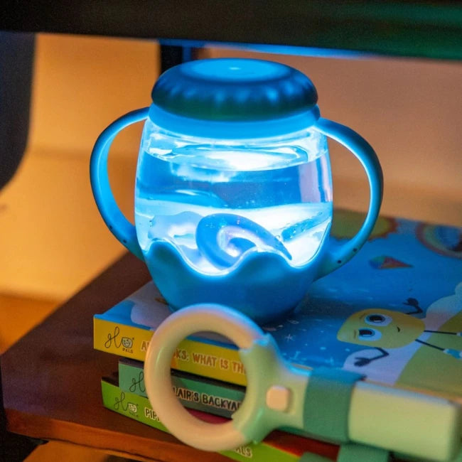Jellystone - Mini Sensory Jar Blue