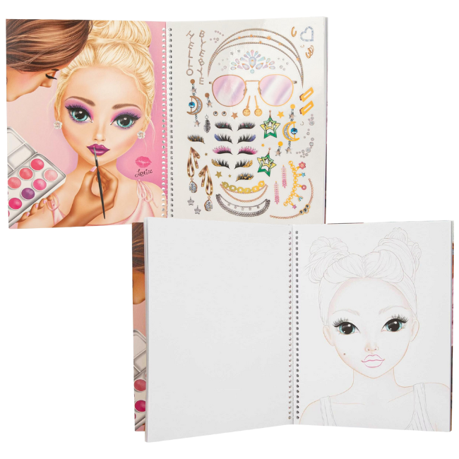 Top Model - Sticker & Makeup Book