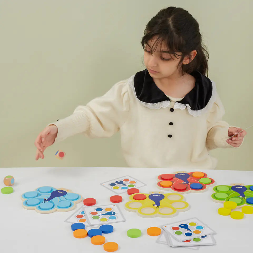 VIGA - Peacock Colour Matching Game