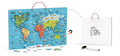 VIGA - Magnetic World Puzzle & Dry Erase Board