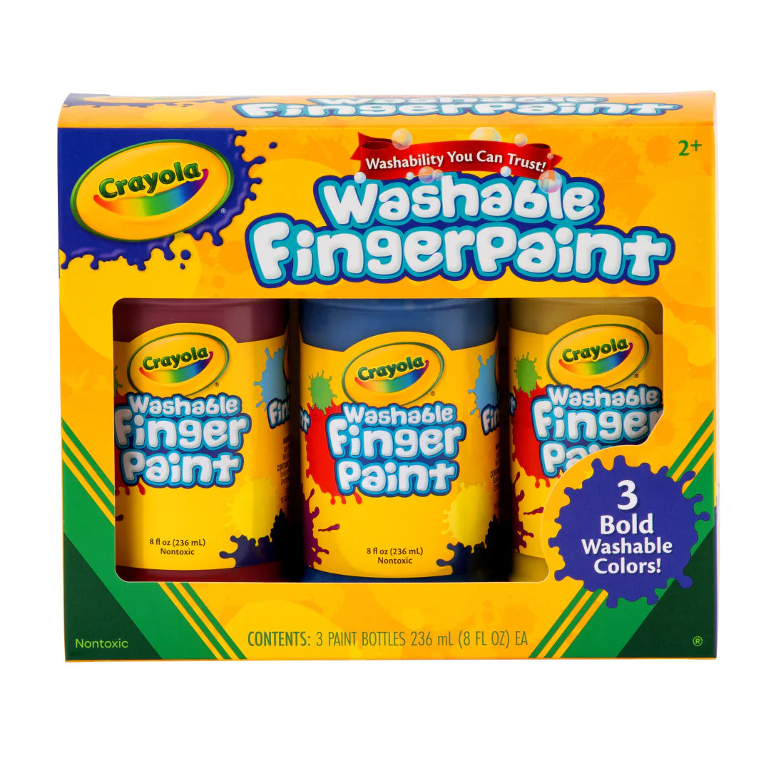 Crayola - Crayola Washable Fingerpaints 3 pack