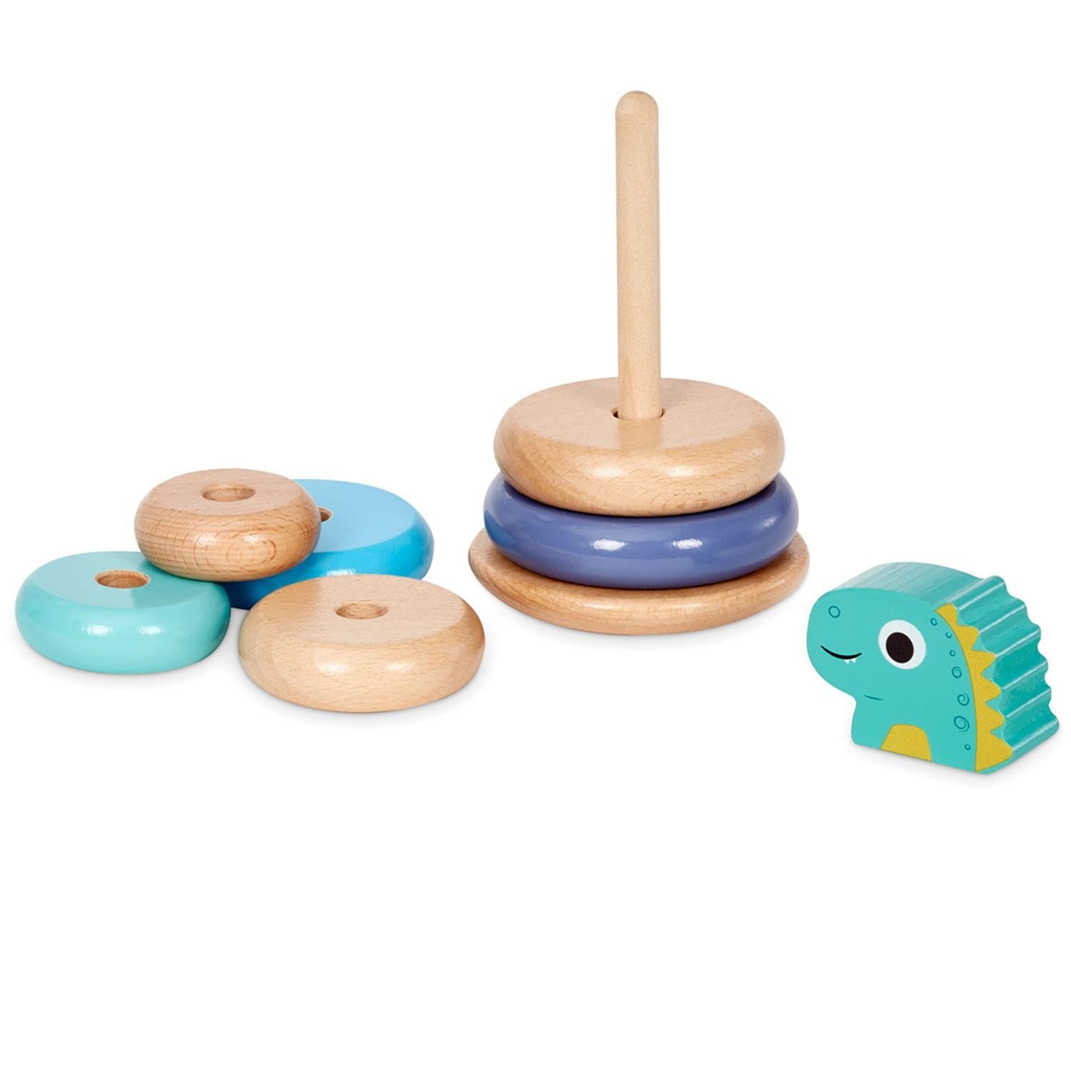 Little Tikes - Wooden Critters Shape Stacker - Dino