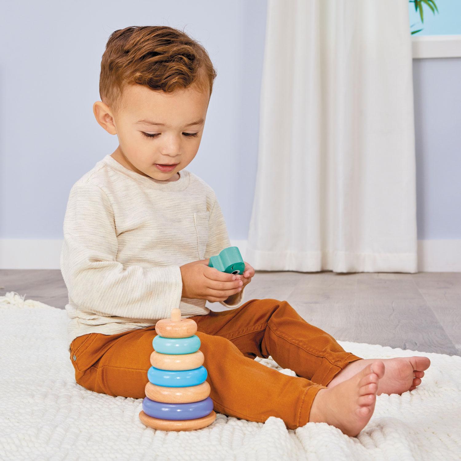 Little Tikes - Wooden Critters Shape Stacker - Dino