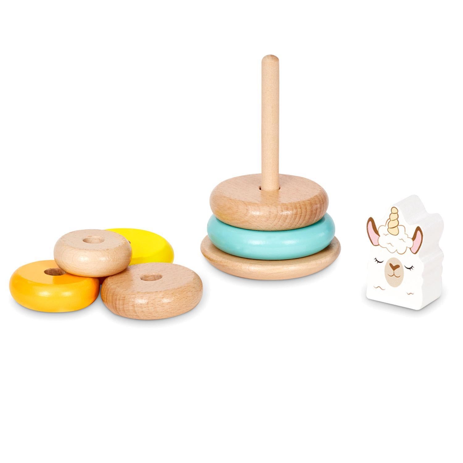 Little Tikes - Wooden Critters Shape Stacker - Llama