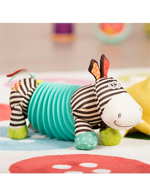B Dot - Soft Accordion Zebra Toy