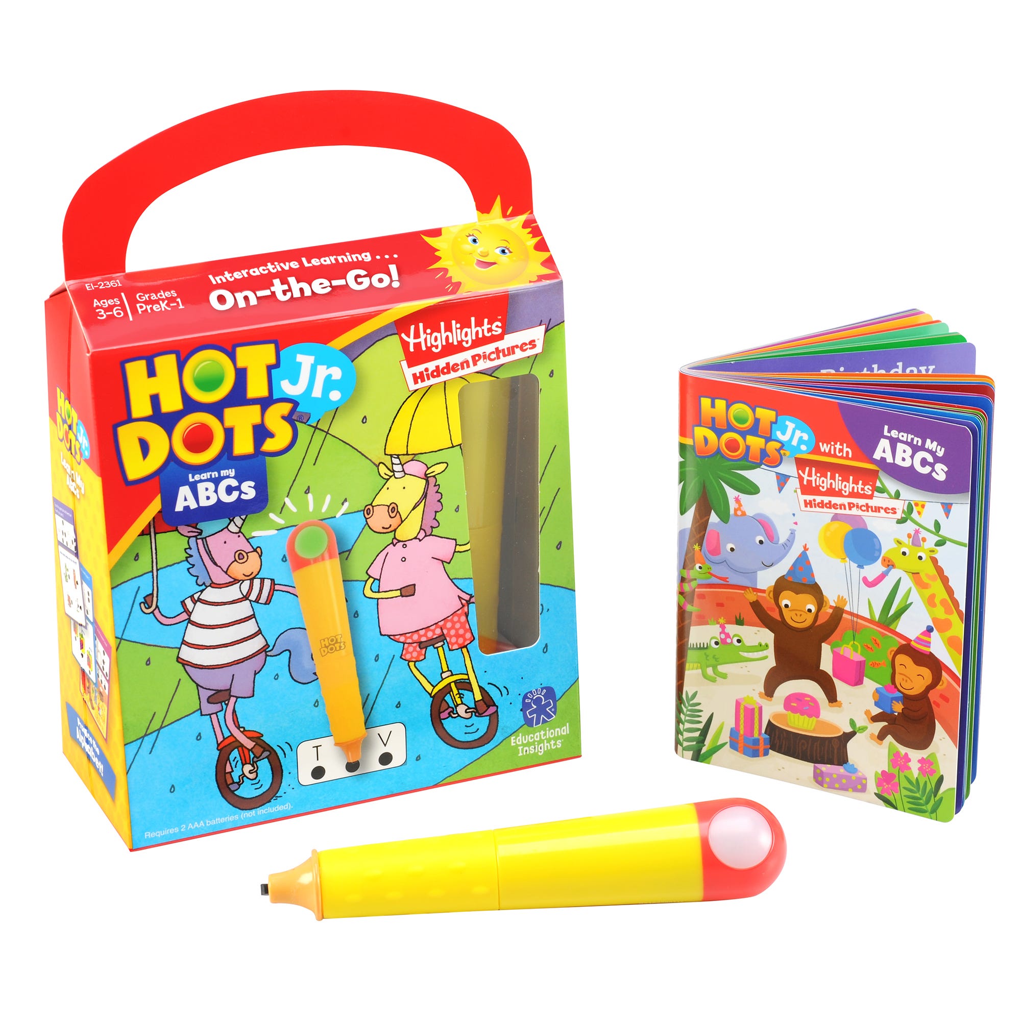 Educational Insights - Hot Dots Jr - On-the-Go Learn My ABC's