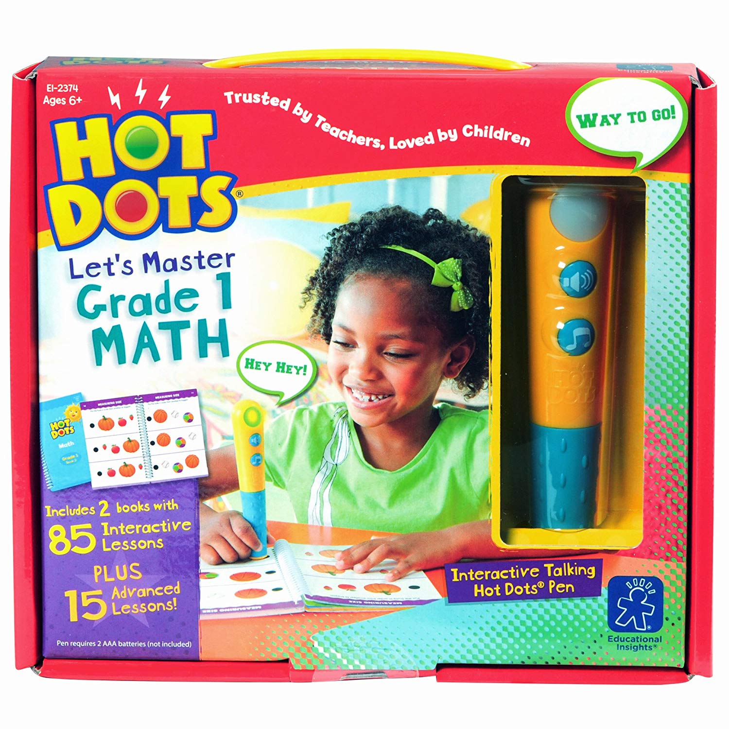 Educational Insights - Hot Dots - Lets Master Grade 1 Math