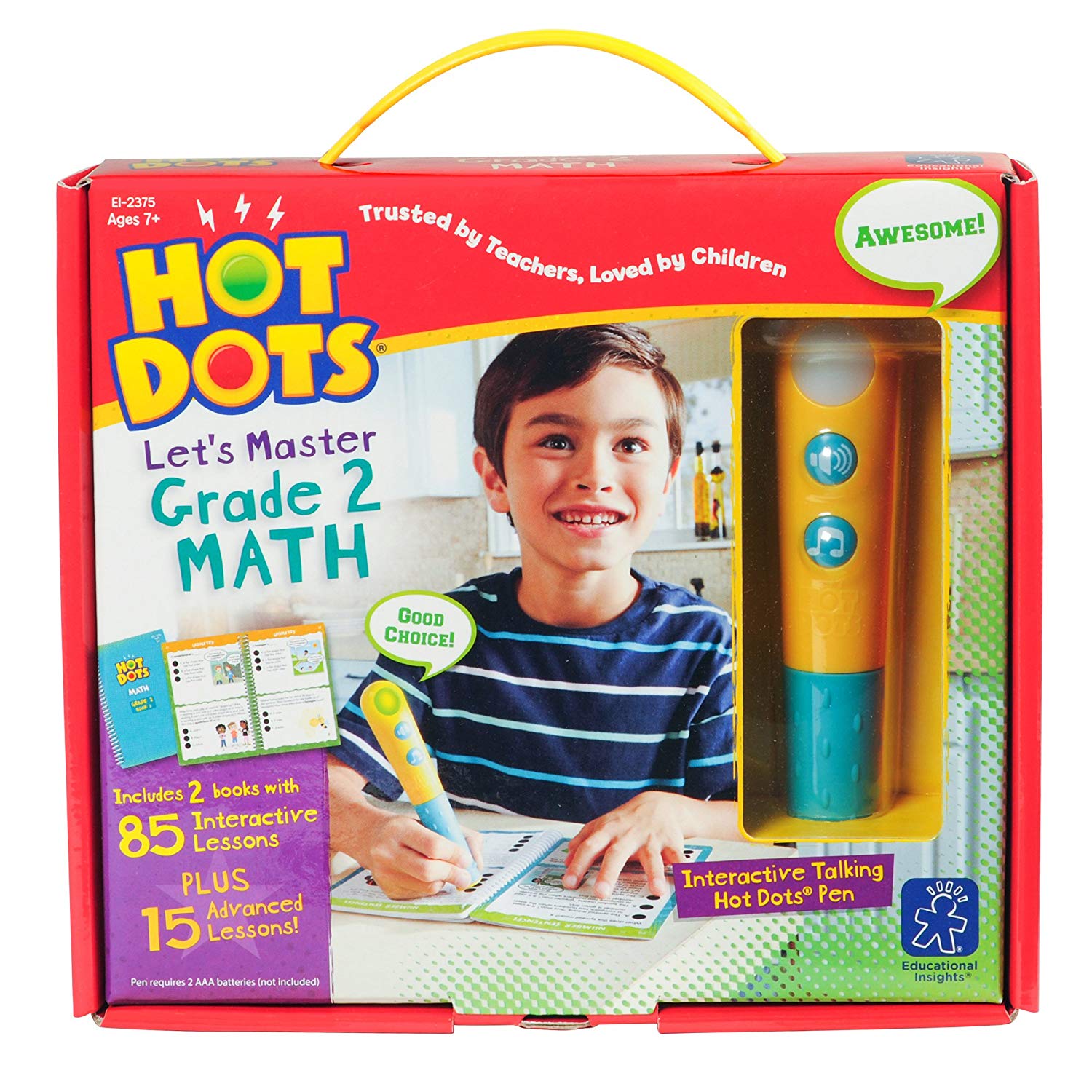 Educational Insights - Hot Dots - Lets Master Grade 2 Math 
