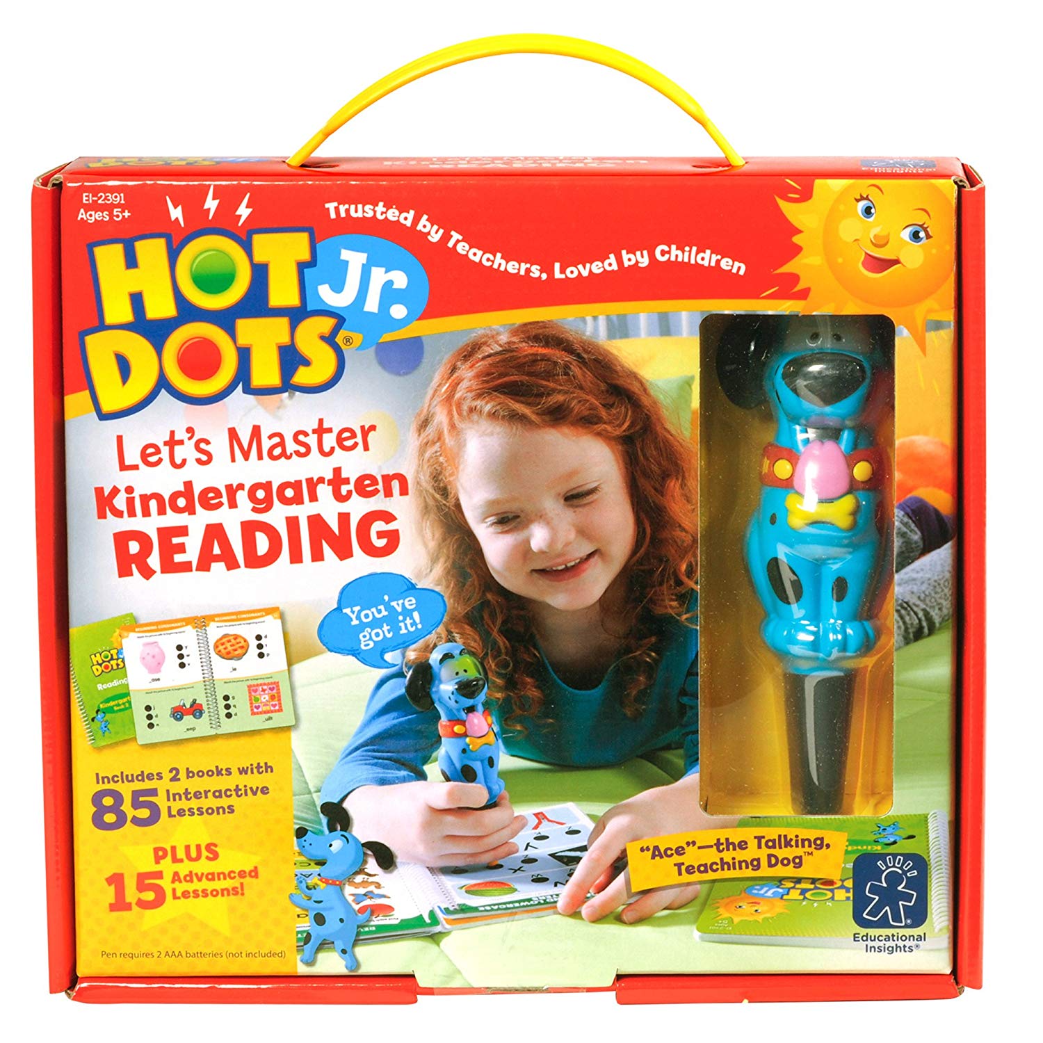 Educational Insights - Hot Dots Jr - Lets Master Kindergarten Reading
