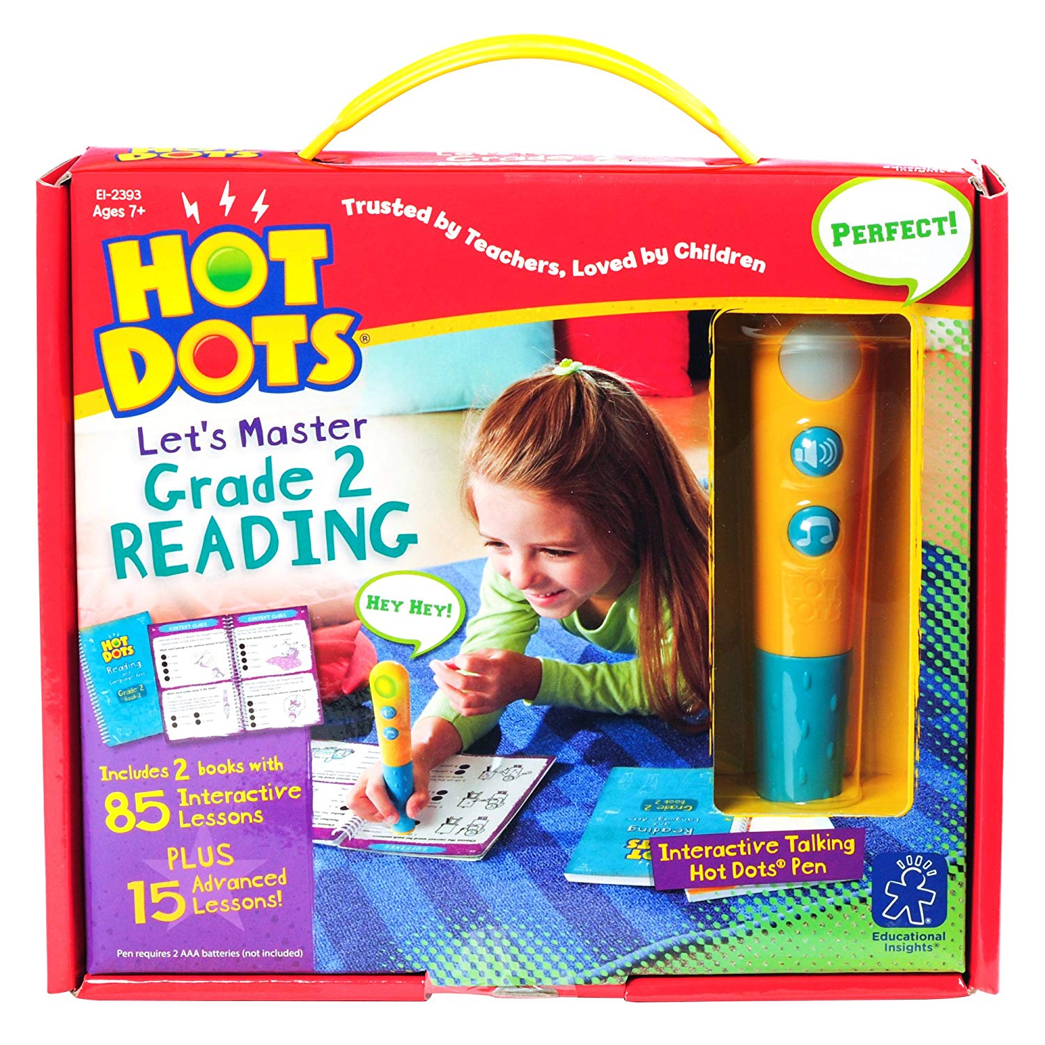 Educational Insights - Hot Dots - Lets Master Grade 2 Reading