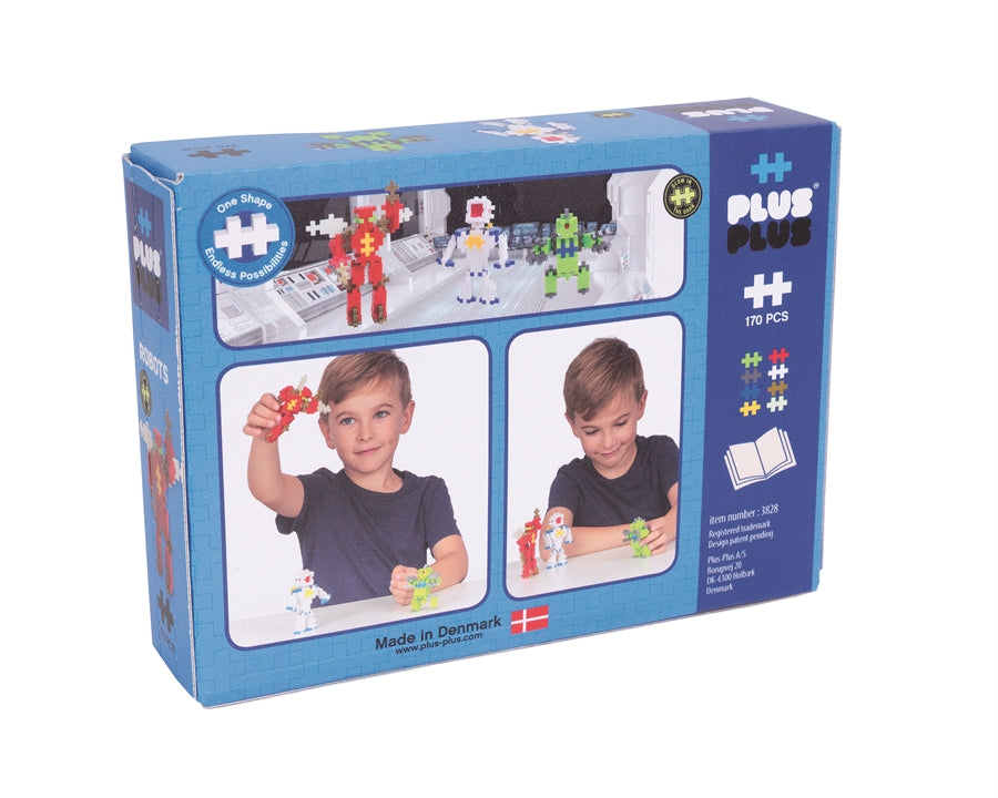 Plus Plus Puzzles - Basic - Robots - 170 Pcs