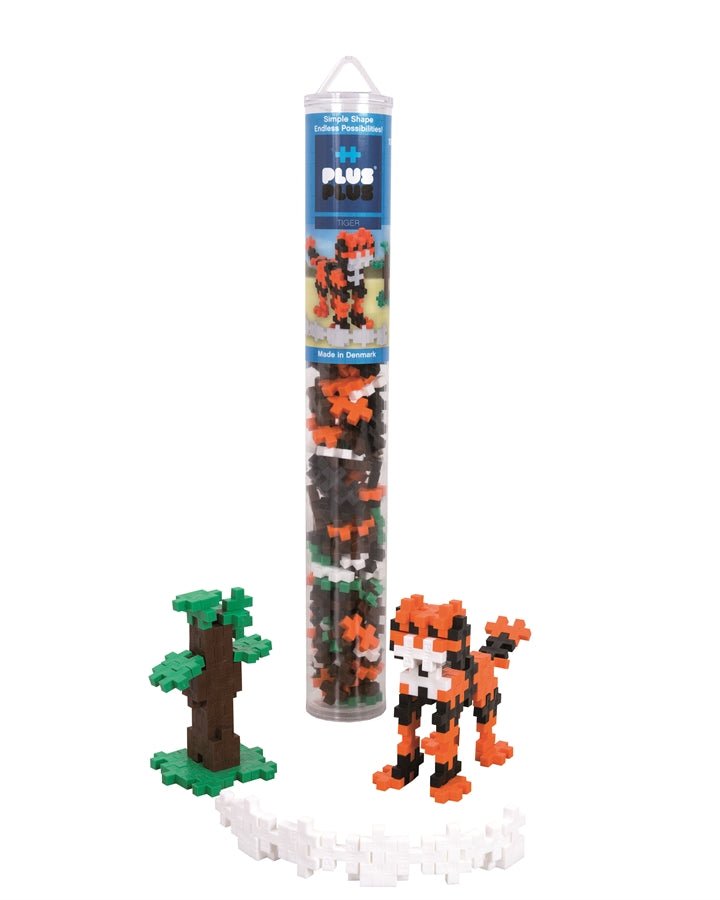 Plus Plus - Tube - Tiger - 100 Pcs