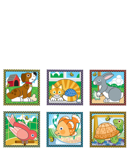 Melissa & Doug - Cube Puzzle - Pets