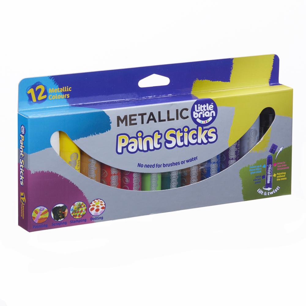 Little Brian - Paint Sticks (12) - Metallic